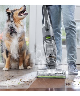  Bissell | All-in One Multi-Surface Cleaner | Crosswave HydroSteam Pet Pro | Corded operating | Washing function | 1100 W | Grey | Warranty 24 month(s)  Hover