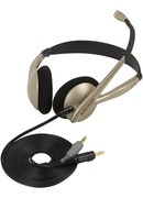 Austiņas Koss | Headphones | CS100 | Wired | On-Ear | Microphone | Black/Gold Hover
