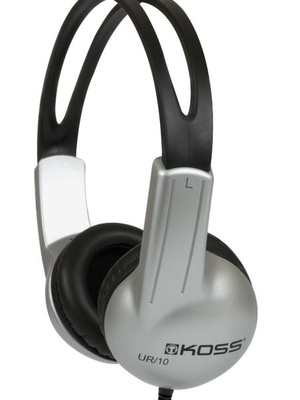 Austiņas Koss | Headphones | UR10 | Wired | On-Ear | Silver/Black  Hover