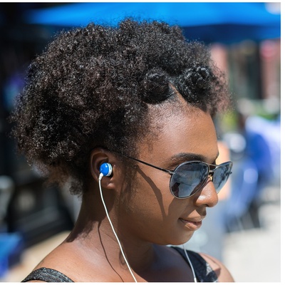 Austiņas Koss | Plug | Wired | In-ear | Noise canceling | Blue