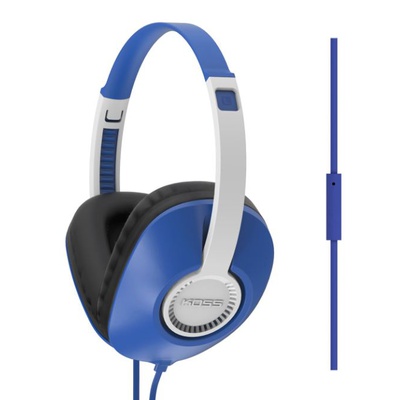 Austiņas Koss | Headphones | UR23iB | Wired | On-Ear | Microphone | Blue