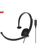 Austiņas Koss | Headphones | CS195 USB | Wired | On-Ear | Microphone | Black