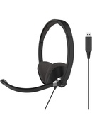 Austiņas Koss | USB Communication Headsets | CS300 | Wired | On-Ear | Microphone | Noise canceling | Black