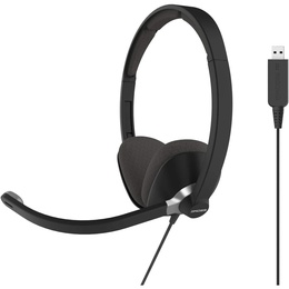 Austiņas Koss | USB Communication Headsets | CS300 | Wired | On-Ear | Microphone | Noise canceling | Black