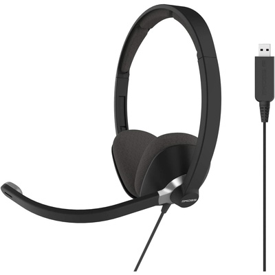 Austiņas Koss | USB Communication Headsets | CS300 | Wired | On-Ear | Microphone | Noise canceling | Black