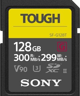  Sony | Tough Memory Card | UHS-II | 128 GB | SDXC | Flash memory class 10  Hover