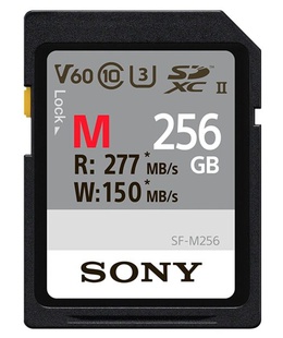  Atminties kortelė Sony SDXC Professional 256GB Class 10 UHS-II | Sony | SF-M Series UHS-II SDXC Memory Card | SFG2M | 256 GB | SDXC | Flash memory class 10  Hover