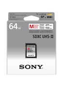  Sony | 64GB SF-M Series SDXC Class10 UHS-II U3 V60 Tough Memory Card | 64 GB | SDXC | Flash memory class 10 Hover