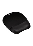  Fellowes | Mouse pad with wrist pillow | 202 x 235 x 25.4 mm | Black