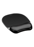  Fellowes | Mouse pad with wrist support CRYSTAL | Mouse pad with wrist pillow | 202 x 235 x 25  mm | Black