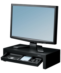  Fellowes | Designer Suites Monitor Riser | Height adjustment | Black  Hover