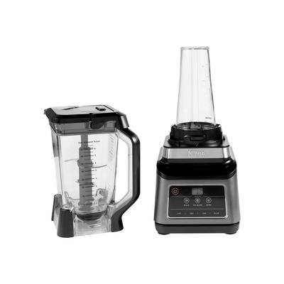 Blenderis NINJA Mixer Blender 2in1 with Auto IQ | BN750EU | Tabletop | 1200 W | Jar material Plastic | Jar capacity 2.1+0.7 L | Ice crushing | Black/Silver