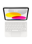 Tastatūra Apple | Magic Keyboard Folio for iPad (10th generation) | White | Compact Keyboard | Wireless | EN