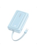  Anker | Power Bank with Built-In USB-C Cable | A1689031 | 20000 mAh | 30W Output | Blue Hover