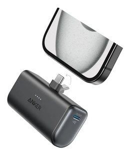  Anker Nano Power Bank Built-In with USB-C Connector | A1653H11 | 5000 mAh | Black  Hover