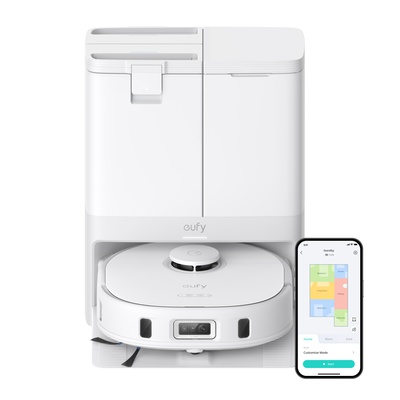  Anker Eufy | Robot Vacuum Cleaner | X10 Pro Omni | Wet&Dry | 5200 mAh | Dust capacity 2.5 L | 8000 Pa | White