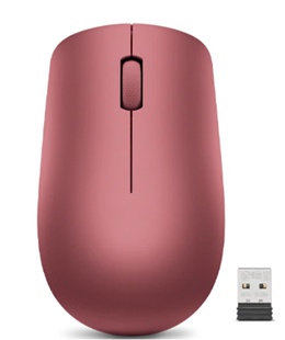 Pele Lenovo | Wireless Mouse | 530 | Wireless mouse | Wireless | 2.4 GHz Wireless via Nano USB | Cherry Red  Hover
