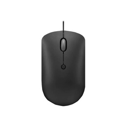 Pele Lenovo | Compact Mouse | 400 | Wired | USB-C | Raven black