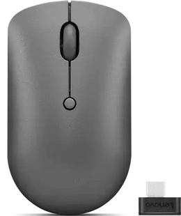 Pele Lenovo | Wireless Compact Mouse | 540 | Red optical sensor | Wireless | 2.4G Wireless via USB-C receiver | Storm Grey | 1 year(s)  Hover