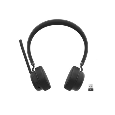 Austiņas Lenovo VoIP Headset (Teams) | 4XD1M80020 | Bluetooth | Built-in microphone | Wireless | Black