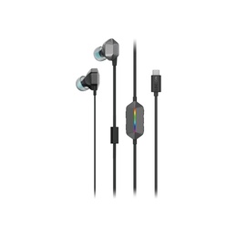 Austiņas Lenovo RGB Gaming In-Ear Headphones | Legion E510 7.1 | Built-in microphone | Wired | Stormy Gray