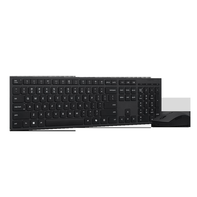 Tastatūra Lenovo Professional Wireless Rechargeable Combo Keyboard and Mouse | Keyboard and Mouse Set | Wireless | Mouse included | Bluetooth | US Euro | Rechargeable professional | Grey
