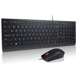 Tastatūra Lenovo Essential | Keyboard and Mouse Combo | Wired | US Euro | Black