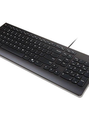 Tastatūra Lenovo Keyboard | Essential | Keyboard | Wired | Nordic | Black  Hover