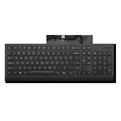 Tastatūra Lenovo Keyboard | Essential | Keyboard | Wired | Lithuanian | Black