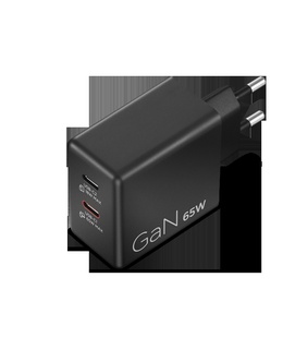  Lenovo Dual USB-C 65W GaN Charger | USB-C | 65 W | Charger  Hover