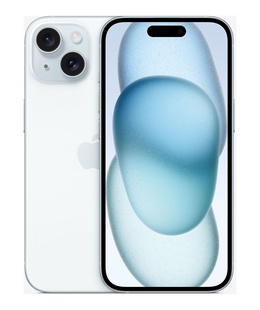 Telefons Apple | iPhone 15 | Blue | 6.1  | Super Retina XDR display | 2556 x 1179 pixels | Apple | A16 Bionic | Internal RAM 6 GB | 128 GB | Dual SIM | 4G | Main camera resolution 48+12 MP | Secondary camera resolution 12 MP | iOS | 17  Hover