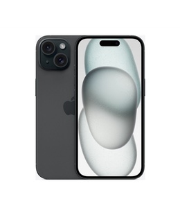 Telefons Apple | iPhone 15 | Black | 6.1  | Super Retina XDR | 2556 x 1179 pixels | A16 Bionic | Internal RAM 6 GB | 256 GB | Dual SIM | 4G | Main camera resolution 48+12 MP | Secondary camera resolution 12 MP | iOS | 17  Hover