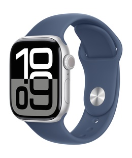 Viedpulksteni Apple Watch Series 10 | Smart watch | GPS (satellite) | 42mm | Waterproof | Silver  Hover
