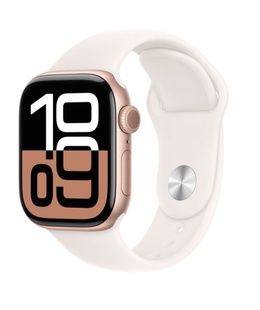 Viedpulksteni Apple Watch Series 10 | Smart watch | GPS (satellite) | Always-On Retina display | 42mm | Waterproof | Rose Gold  Hover