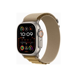 Viedpulksteni Apple Smart watch | GPS (satellite) | Always-On Retina display | 49mm | Natural Titanium