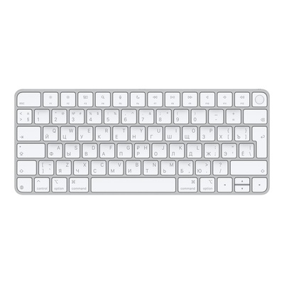 Tastatūra Apple Magic Keyboard with Touch ID | Keyboard | Wireless | Russian | White