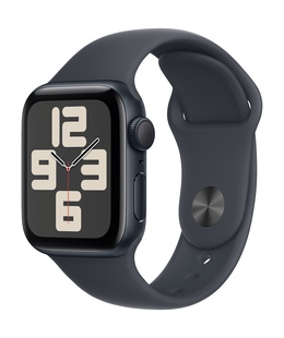 Viedpulksteni Apple Watch SE | Smart watch | GPS (satellite) | Retina LTPO OLED display | 40mm | Waterproof | Midnight  Hover
