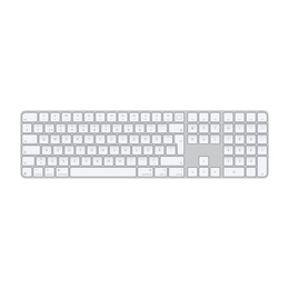 Tastatūra Apple Magic Keyboard with Touch ID and Numeric Keypad | Keyboard | Wireless | Swedish | White