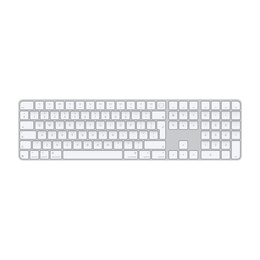 Tastatūra Apple Magic Keyboard with Touch ID and Numeric Keypad | Keyboard | Wireless | English | White