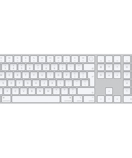 Tastatūra Apple Magic Keyboard with Touch ID and Numeric Keypad | Keyboard | Wireless | English | White  Hover