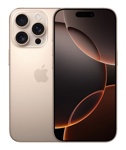 Telefons Apple iPhone 16 Pro Max | Desert Titanium | 6.9  | Super Retina XDR | 2868 x 1320 pixels | A18 Pro | Internal RAM 8 GB | 256 GB | Dual SIM | 4G | Main camera resolution 48+12 MP | Secondary camera resolution 12 MP | iOS | 18  Hover