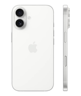 Telefons Apple iPhone 16 | White | 6.1  | Super Retina XDR display | 2556 x 1179 pixels | A18 | Internal RAM 8 GB | 512 GB | Dual SIM | 4G | 5G | Main camera resolution 48+12 MP | Secondary camera resolution 12 MP | iOS | 18  Hover