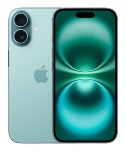 Telefons Apple iPhone 16 | Teal | 6.1  | Super Retina XDR | 2556 x 1179 pixels | A18 | Internal RAM 8 GB | 512 GB | Dual SIM | 4G | 5G | Main camera resolution 48+12 MP | Secondary camera resolution 12 MP | iOS | 18  Hover