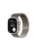 Viedpulksteni Apple Watch Ultra 3 GPS + Cellular 49mm Natural Titanium Case with Natural Titanium Milanese Loop - Medium | Apple