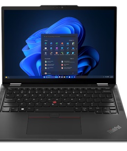  Lenovo | ThinkPad X13 2-in-1 | Black | 13.3  | IPS | Touchscreen | WUXGA | 1920 x 1200 pixels | Anti-glare | Intel Core U7 | 155U | 16 GB | Soldered LPDDR5x | Solid-state drive capacity 512 GB | Intel Graphics | Windows 11 Pro | 802.11ax | Bluetooth version 5.3 | Keyboard language Nordic | Keyboard backlit | Warranty 36 month(s) | Battery warranty 12 month(s)  Hover