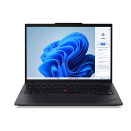  Lenovo ThinkPad T14 | Black | 14  | IPS | WUXGA | 1920 x 1200 pixels | Anti-glare | Intel Core U7 | 155U | 32 GB | SO-DIMM DDR5 | Solid-state drive capacity 1000 GB | Intel Graphics | Windows 11 Pro | 802.11ax | Bluetooth version 5.3 | LTE Upgradable | Keyboard language Nordic | Keyboard backlit | Warranty 36 month(s) | Battery warranty 12 month(s)