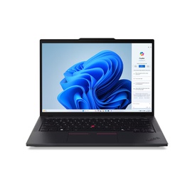  Lenovo ThinkPad T14 | Black | 14  | IPS | WUXGA | 1920 x 1200 pixels | Anti-glare | Intel Core U7 | 155U | 32 GB | SO-DIMM DDR5 | Solid-state drive capacity 1000 GB | Intel Graphics | Windows 11 Pro | 802.11ax | Bluetooth version 5.3 | LTE Upgradable | Keyboard language English | Keyboard backlit | Warranty 36 month(s) | Battery warranty 12 month(s)
