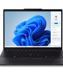  Lenovo ThinkPad T14 | Black | 14  | IPS | WUXGA | 1920 x 1200 pixels | Anti-glare | Intel Core U5 | 125U | 16 GB | SO-DIMM DDR5 | Solid-state drive capacity 512 GB | Intel Graphics | Windows 11 Pro | 802.11ax | Bluetooth version 5.3 | LTE Upgradable | Keyboard language English | Keyboard backlit | Warranty 36 month(s) | Battery warranty 12 month(s)  Hover