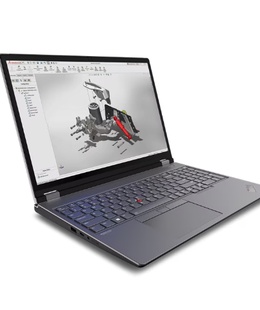  Lenovo ThinkPad P16 | Storm Grey | 16  | IPS | WQXGA | 2560 x 1600 pixels | Anti-glare | Intel Core i7 | i7-14700HX | 32 GB | SO-DIMM DDR5 | Solid-state drive capacity 1000 GB | NVIDIA RTX 3500 Ada Generation | GDDR6 ECC | 12 GB | Windows 11 Pro | 802.11ax | Bluetooth version 5.3 | LTE Upgradable | Keyboard language English | Keyboard backlit | Warranty 36 month(s) | Battery warranty 12 month(s)  Hover