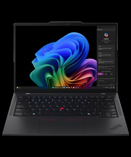  Lenovo ThinkPad T14s | Black | 14  | IPS | WUXGA | 1920 x 1200 pixels | Anti-glare | Snapdragon X Elite | X1E-78-100 | 32 GB | Soldered LPDDR5x | Solid-state drive capacity 1000 GB | Qualcomm Adreno GPU | Windows 11 Pro | 802.11be | Bluetooth version 5.3 | Keyboard language Nordic | Keyboard backlit | Warranty 36 month(s) | Battery warranty 12 month(s)  Hover